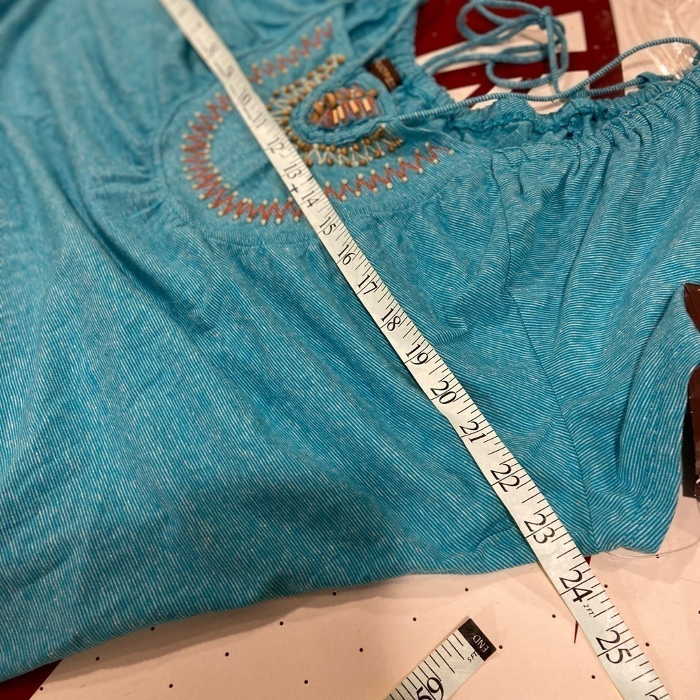 Multiples Turquoise Top Size PL - Picture 8 of 8